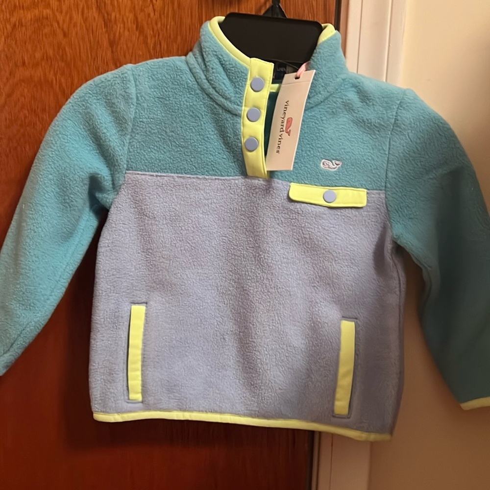 Vineyard Vines Kids Jacket - Light Blue and Gray
